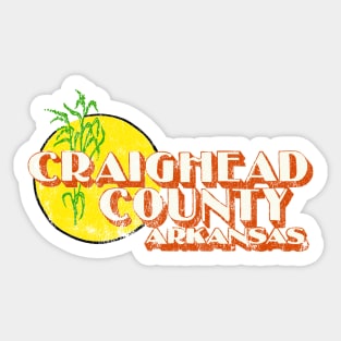 Craighead County Arkansas Sticker